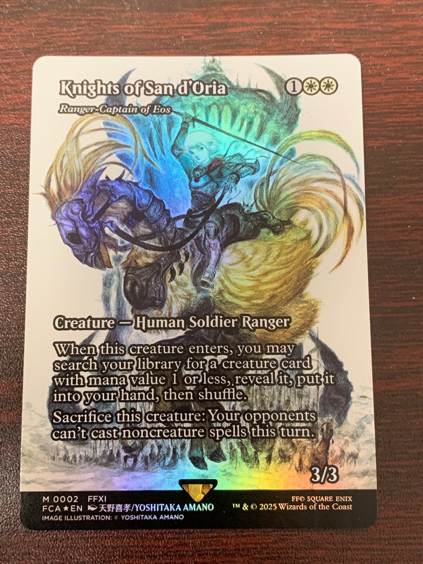 FOIL Knights of San d'Oria (Ranger-Captain of Eos) ~ Final Fantasy [ MINT ] MTG