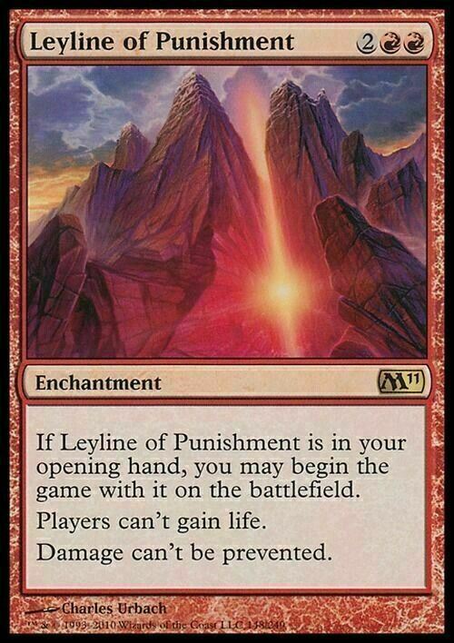 Leyline of Punishment ~ Magic 2011 [ Excellent ] [ Magic MTG ]