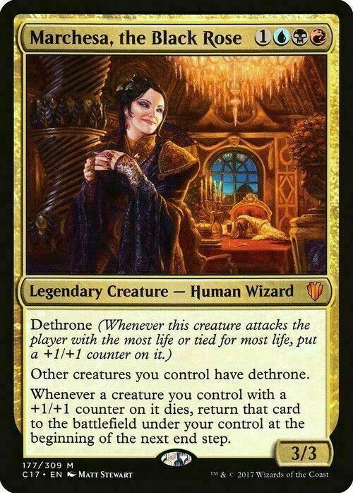 Marchesa, the Black Rose ~ Commander 2017 [ EX ] [ Magic MTG ]