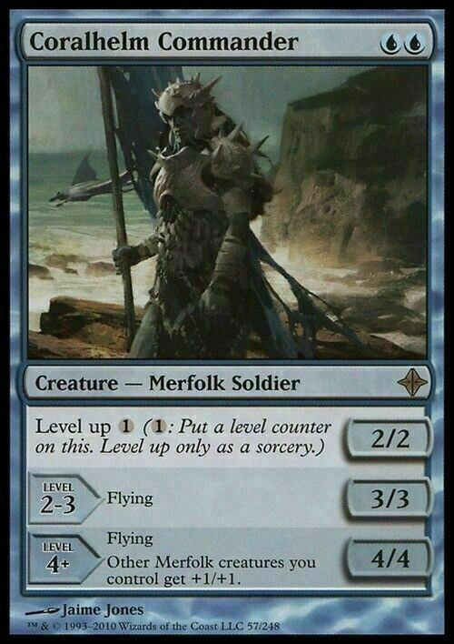 Coralhelm Commander ~ Rise of the Eldrazi [ Excellent ] [ Magic MTG ]