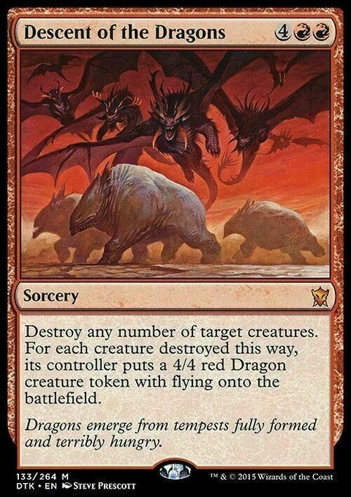 Descent of the Dragons ~ Dragons of Tarkir [ Excellent ] [ Magic MTG ]