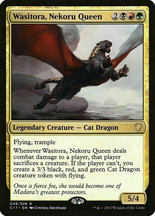 Wasitora, Nekoru Queen ~ Commander 2017 [ Excellent ] [ Magic MTG ]