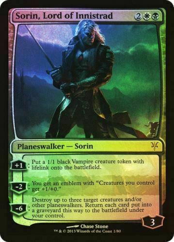 FOIL Sorin, Lord of Innistrad ~ Duel Decks [ Excellent ] [ Magic MTG ]