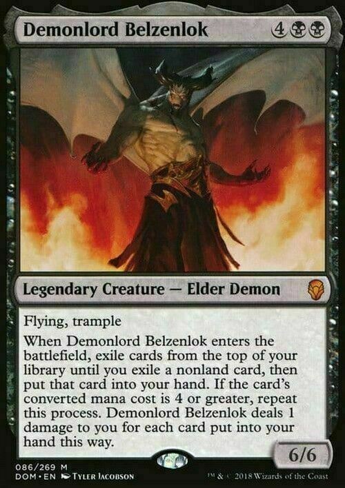 Demonlord Belzenlok ~ Dominaria [ Excellent ] [ Magic MTG ]