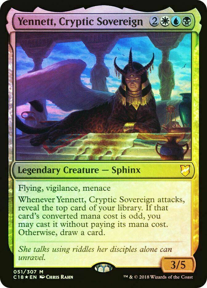 FOIL Yennett, Cryptic Sovereign ~ Commander 2018 [ Excellent ] [ Magic MTG ]