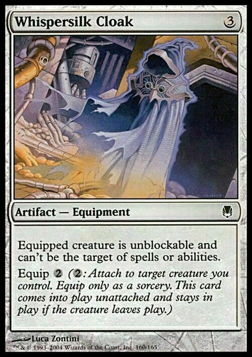 Whispersilk Cloak ~ Darksteel [ Excellent ] [ Magic MTG ]