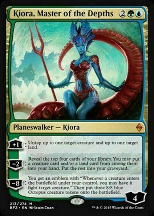Kiora, Master of the Depths ~ Battle for Zendikar [ Excellent ] [ Magic MTG ]