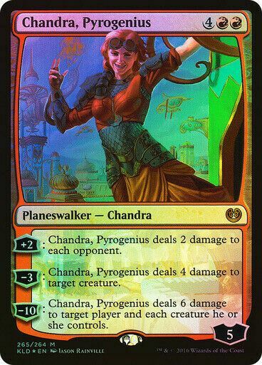 FOIL Chandra, Pyrogenius ~ Kaladesh [ Excellent ] [ Magic MTG ]