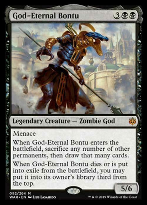 God-Eternal Bontu ~ War of the Spark [ Excellent ] [ Magic MTG ] - London Magic Traders Ltd