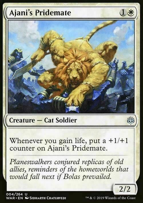 Ajani's Pridemate ~ War of the Spark [ Excellent ] [ Magic MTG ]
