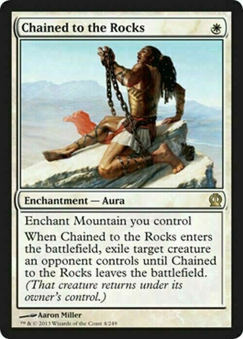 Chained to the Rocks ~ Theros [ Excellent ] [ Magic MTG ]