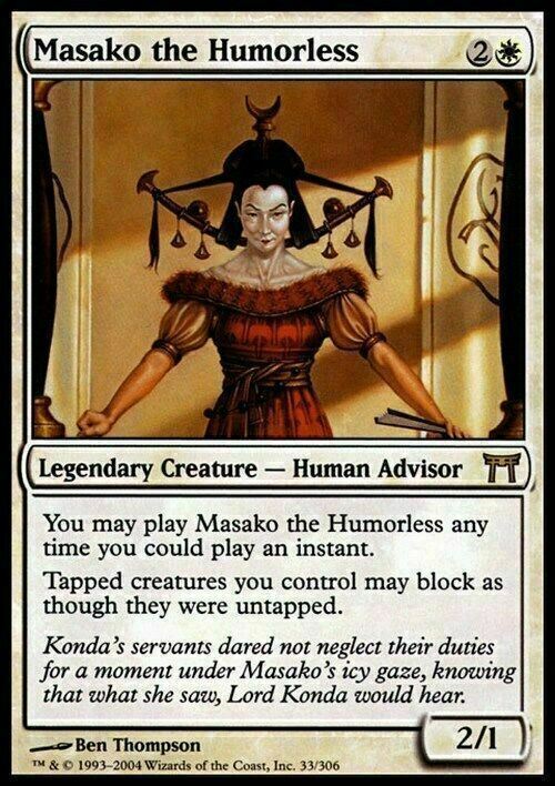 Masako the Humorless ~ Champions of Kamigawa [ Excellent ] [ Magic MTG ] - London Magic Traders Ltd
