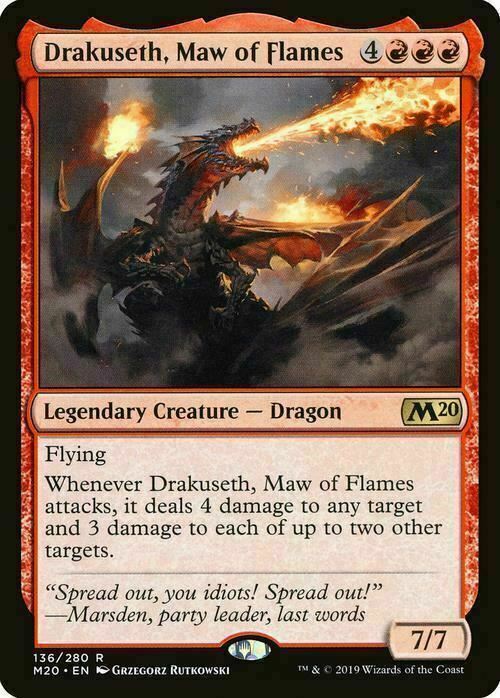 Drakuseth, Maw of Flames ~ Core 2020 [ NearMint ] [ Magic MTG ]