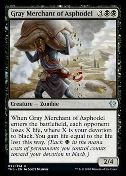 Gray Merchant of Asphodel ~ Theros Beyond Death [ NearMint ] [ Magic MTG ] - London Magic Traders Ltd