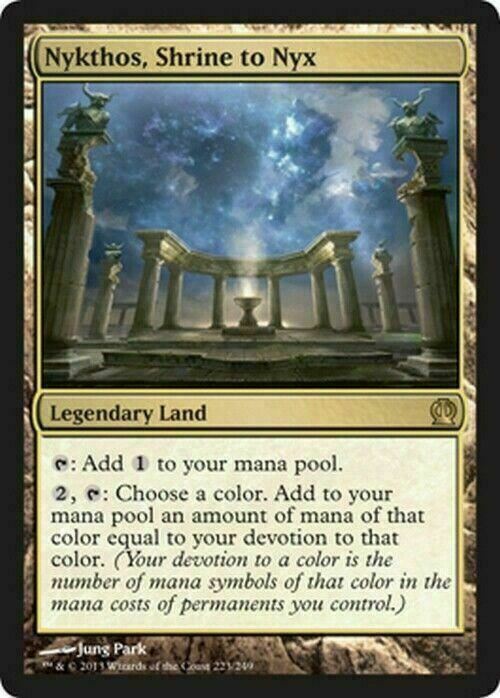 Nykthos, Shrine to Nyx ~ Theros [ GOOD CONDITION ] [ Magic MTG ] - London Magic Traders Ltd