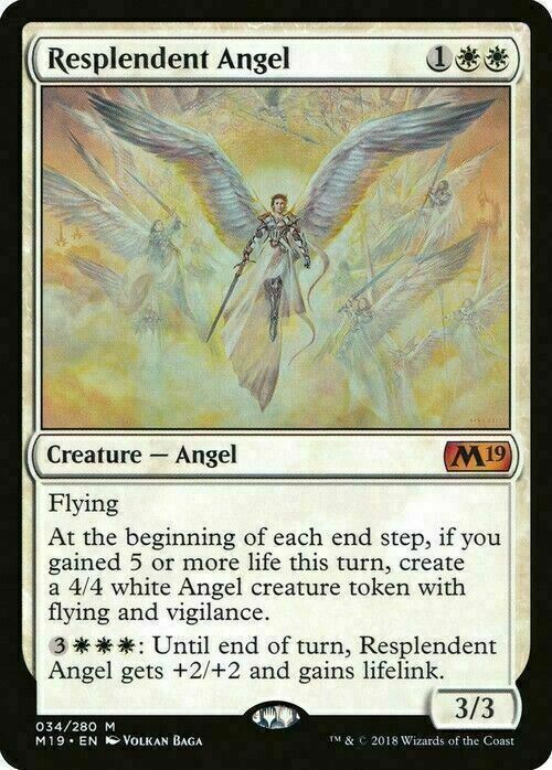 Resplendent Angel ~ Core 2019 [ Excellent ] [ Magic MTG ]