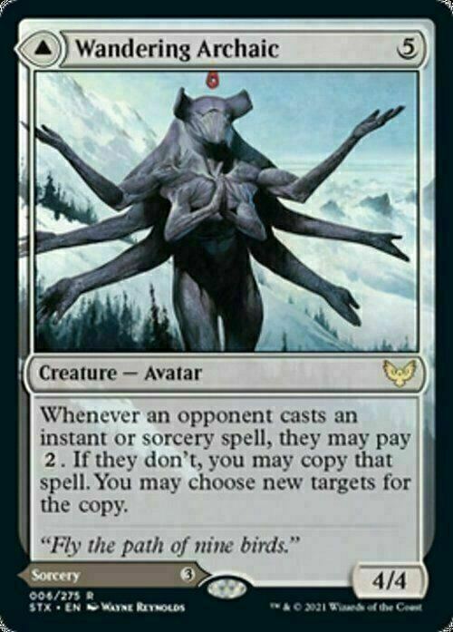 Wandering Archaic / Explore the Vastland ~ Strixhaven [ NearMint ] [ Magic MTG ]