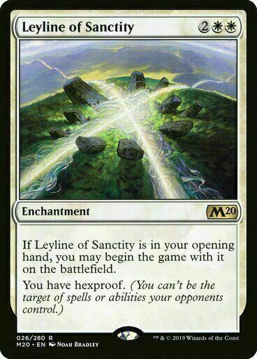 Leyline of Sanctity ~ Core 2020 [ Excellent ] [ Magic MTG ]