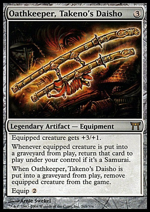 Oathkeeper, Takeno's Daisho ~ Champions of Kamigawa [ Excellent ] [ MTG ]