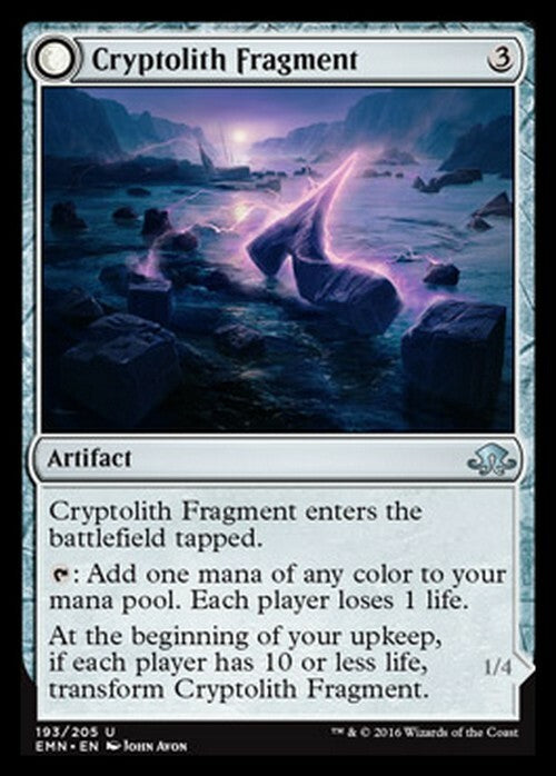 Cryptolith Fragment / Aurora of Emrakul ~ Eldritch Moon [ Excellent ] [ MTG ]