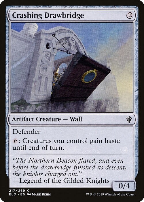 Crashing Drawbridge ~ Throne of Eldraine [ NearMint ] [ Magic MTG ]