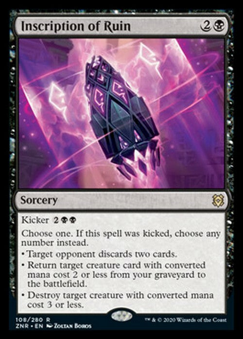 Inscription of Ruin ~ Zendikar Rising [ NearMint ] [ Magic MTG ]