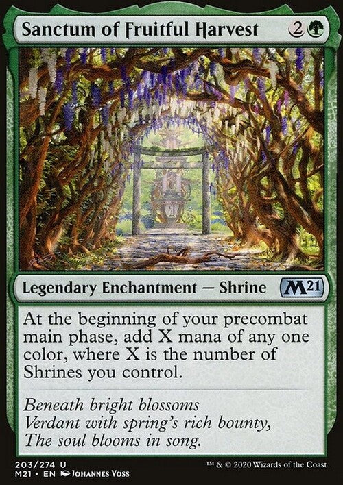 Sanctum of Fruitful Harvest ~ Core 2021 [ Excellent ] [ Magic MTG ]
