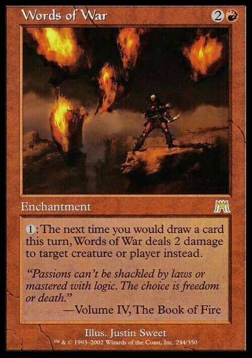 Words of War ~ Onslaught [ Excellent ] [ Magic MTG ]