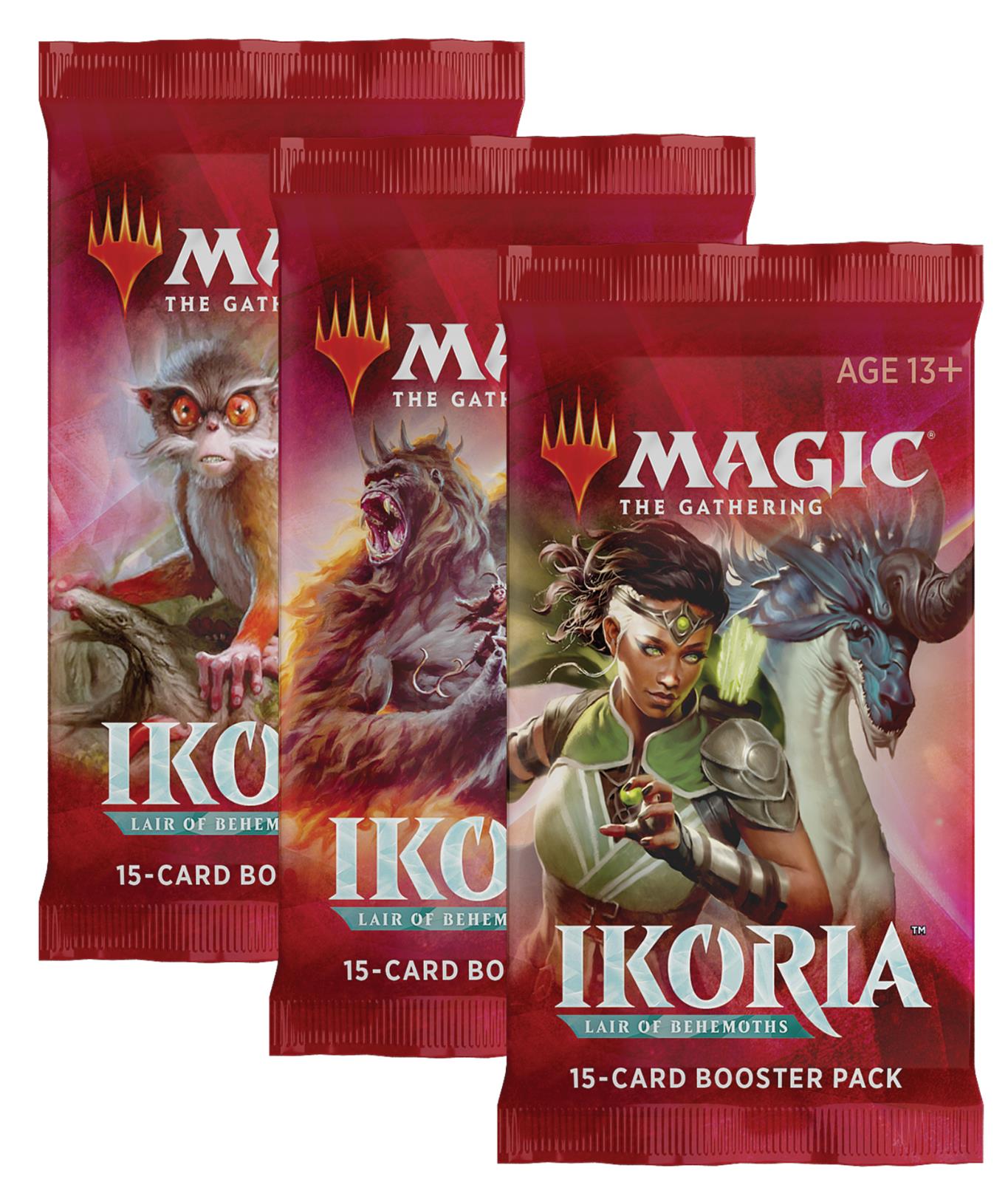 3 x Booster Pack ~ Ikoria: Lair of Behemoths ~ Magic the Gathering MTG SEALED