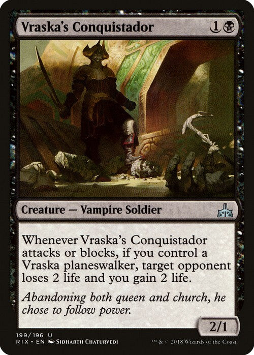 Vraska's Conquistador ~ Rivals of Ixalan [ Excellent ] [ Magic MTG ]