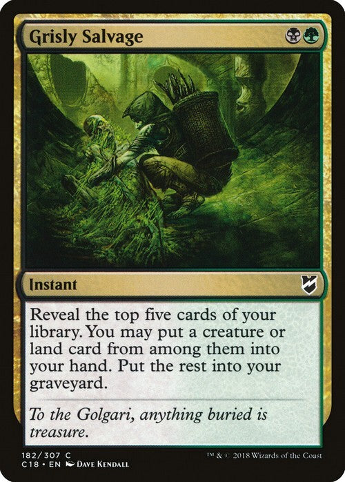 Grisly Salvage ~ Commander 2018 [ Excellent ] [ Magic MTG ]