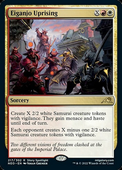 Eiganjo Uprising ~ Kamigawa: Neon Dynasty [ NearMint ] [ Magic MTG ]