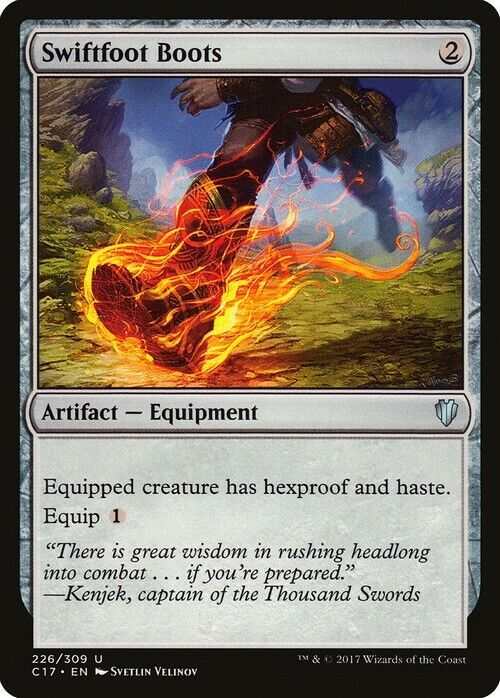 Swiftfoot Boots ~ Commander 2017 [ NearMint ] [ Magic MTG ]