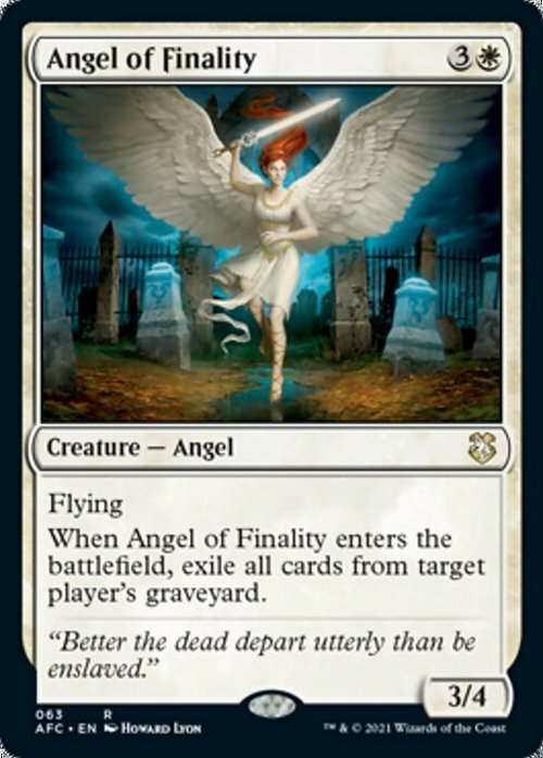 Angel of Finality ~ Commander: Adventures in the Forgotten Realms [ NM ] [ MTG ]