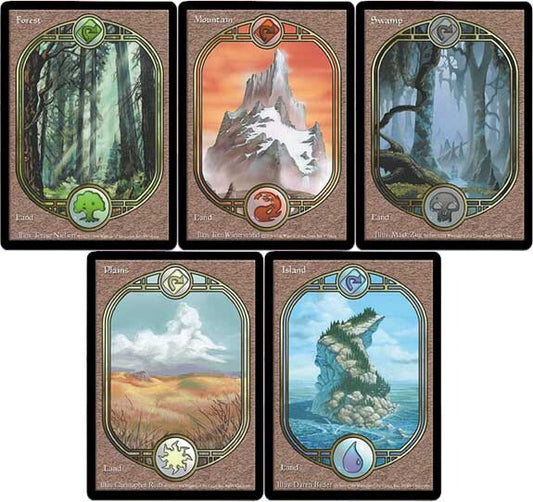 Choose your FULL ART Basic LAND ~ Unglued [ Excellent ] [ Magic MTG ]