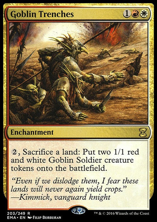 Goblin Trenches ~ Eternal Masters [ Excellent ] [ Magic MTG ]