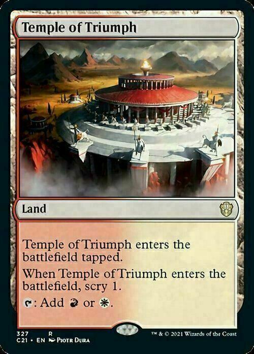 Temple of Triumph ~ Commander: Strixhaven [ NearMint ] [ Magic ]