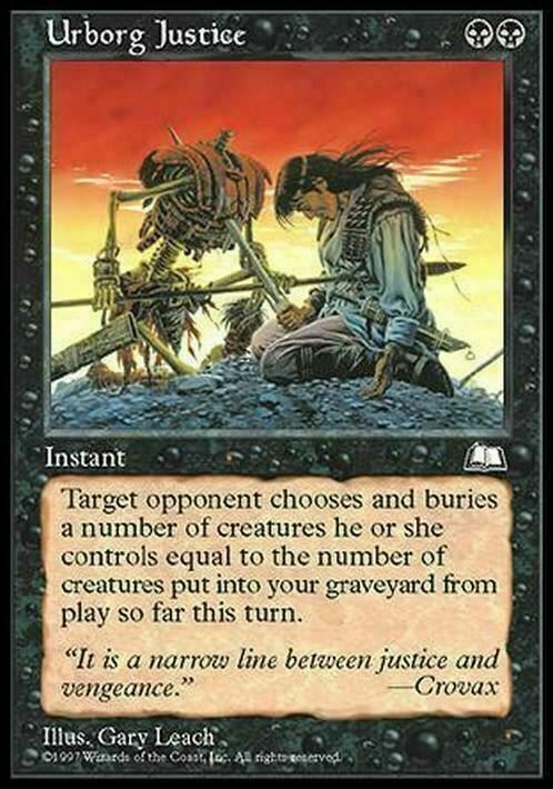 Urborg Justice ~ Weatherlight [ NearMint/Excellent+ ] [ Magic MTG ]