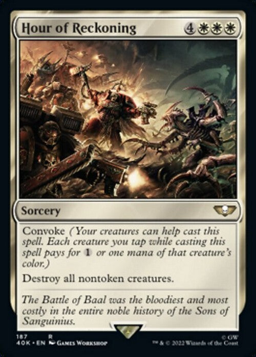 Hour of Reckoning ~ Commander: Warhammer 40,000 [ NearMint ] [ Magic MTG ]