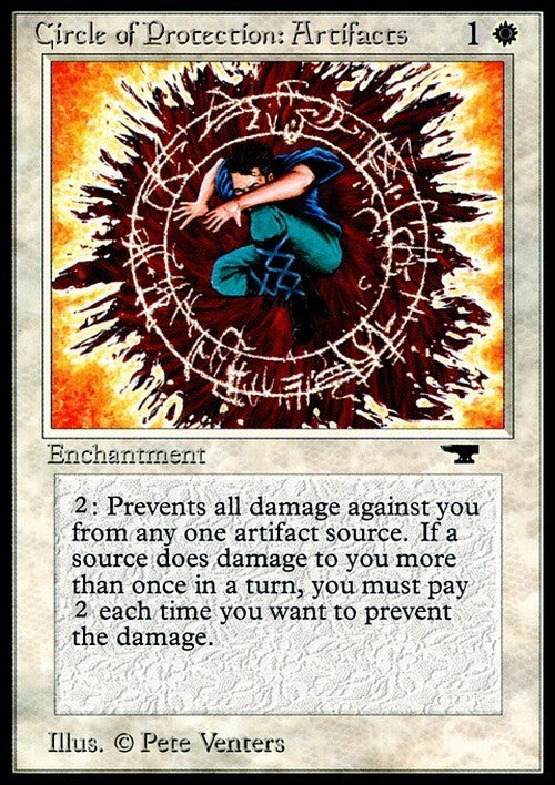 Circle of Protection: Artifacts ~ Antiquities [ PLAYED ] [ MTG ]