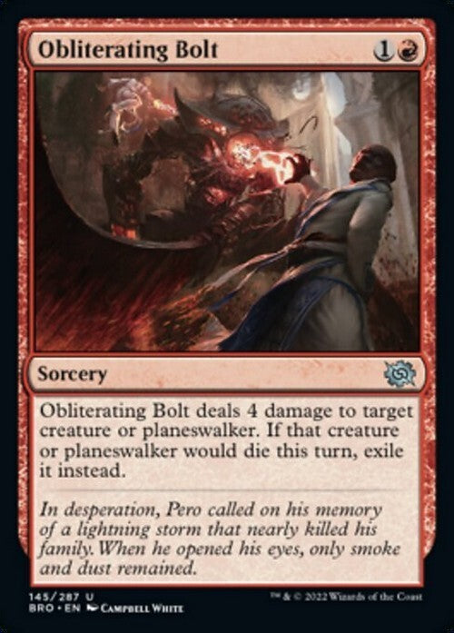 Obliterating Bolt ~ The Brothers' War [ NearMint ] [ Magic MTG ]