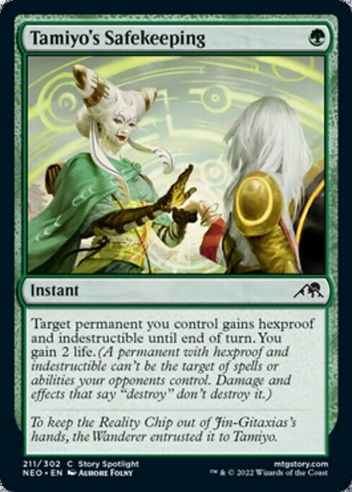 Tamiyo's Safekeeping ~ Kamigawa: Neon Dynasty [ NearMint ] [ Magic MTG ] - London Magic Traders Ltd