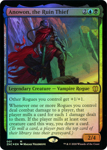 FOIL Anowon, the Ruin Thief ~ Commander: Zendikar Rising [ NearMint ] [ MTG ]