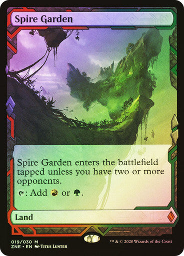 FOIL Spire Garden ~ Zendikar Rising Expeditions [ Excellent ] [ Magic MTG ]