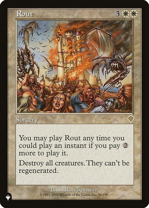 Rout ~ The List [ NearMint ] [ Magic MTG ]