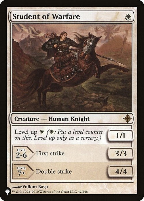 Student of Warfare ~ The List [ NearMint ] [ Magic MTG ]