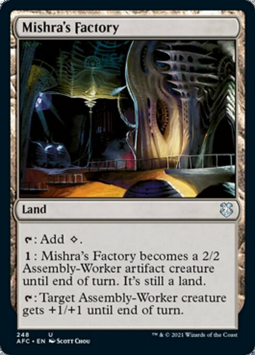 Mishra's Factory ~ Commander: Adventures in the Forgotten Realms [ NearMint ]