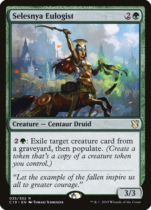 Selesnya Eulogist ~ Commander 2019 [ Excellent ] [ Magic MTG ] - London Magic Traders Ltd