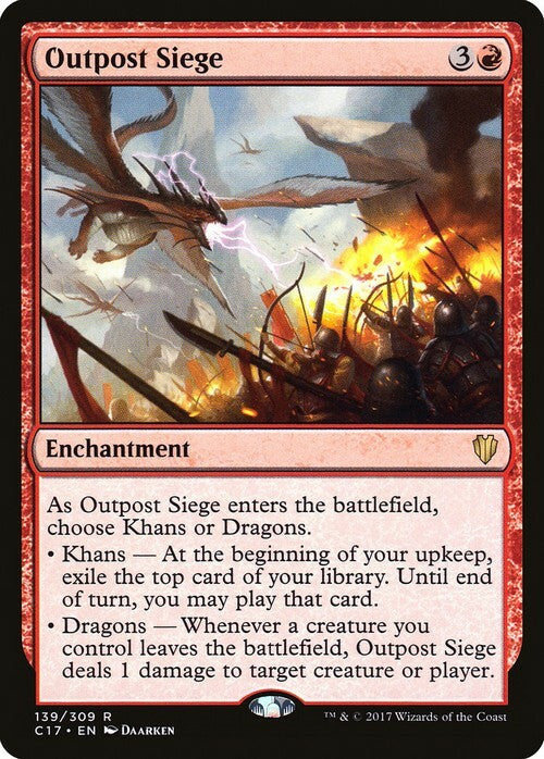 Outpost Siege ~ Commander 2017 [ Excellent ] [ Magic MTG ]