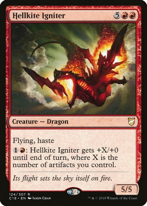 Hellkite Igniter ~ Commander 2018 [ Excellent ] [ Magic MTG ] - London Magic Traders Ltd